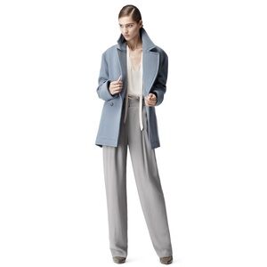 Reiss 'Lois' Light Blue Wool Coat